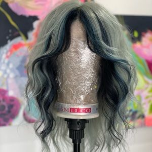 Custom color human hair wig